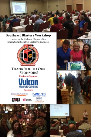 Alabama Chapter of the International Society of Explosives Engineers Host Southeast Blasters Workshop